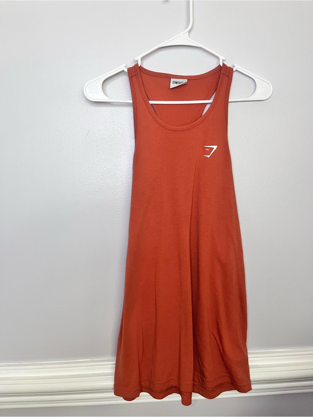 Gymshark Rust Orange Women's Athletic Tank Top